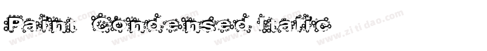 Paint-Condensed Italic字体转换